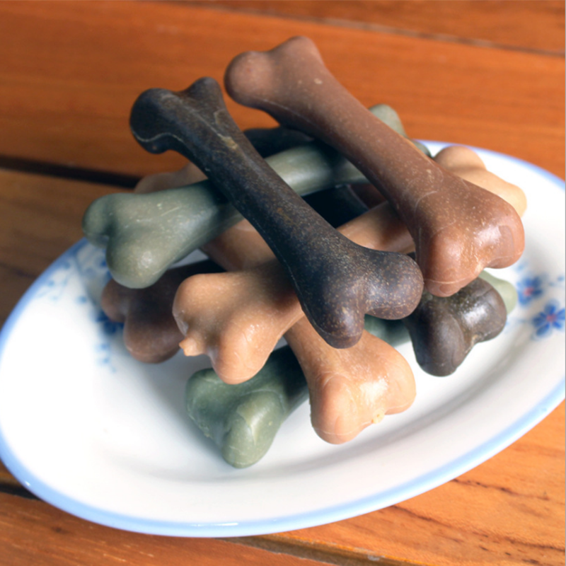 小狗磨牙棒骨头_狗狗磨牙棒洁齿骨狗骨头零食宠物食品金毛泰迪咬胶