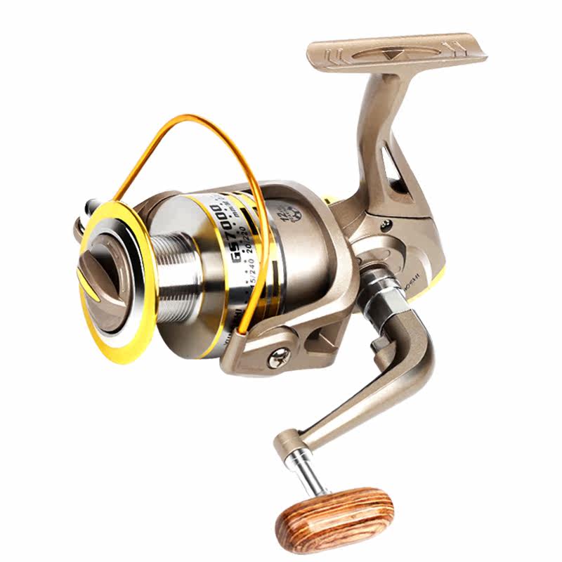 讴思卡渔轮 全金属头鱼轮纺车轮海竿鱼线轮路亚矶钓轮海杆抛竿轮