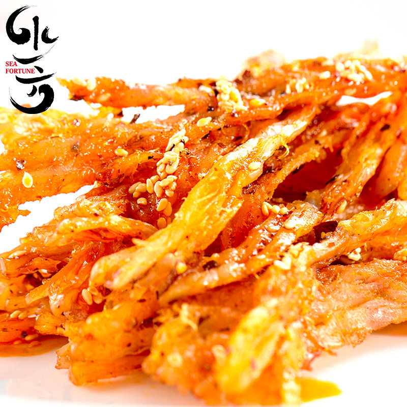 预售拍下不发货水一方现烤辣味鱿鱼丝250g