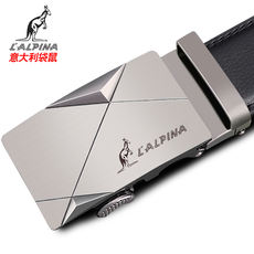 Genuine Alpena Kangaroo belt men's leather youth casual automatic buckle belt leather business belt Genuine Alpena Kangaroo belt men's leather youth casual automatic buckle belt leather business belt