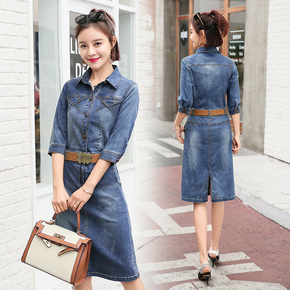 牛仔连衣裙新款品牌