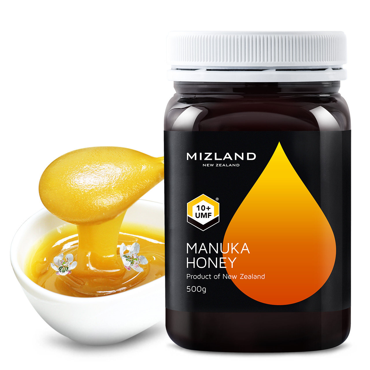 麦卢卡蜂蜜 新西兰蜂蜜 原装进口 蜜滋兰麦卢卡蜂蜜umf10  500g