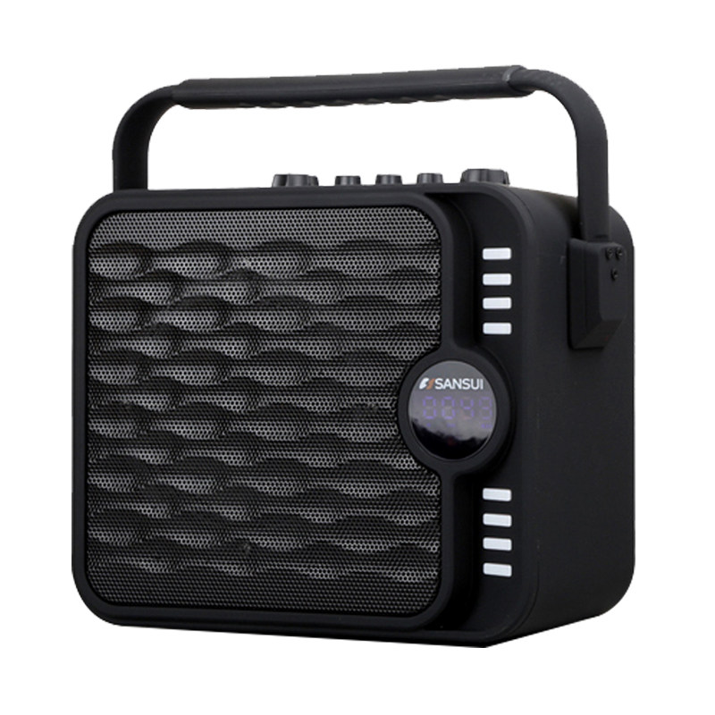 山水ss1-04广场舞小音箱便携式手提带插卡电池蓝牙户外音响低音炮