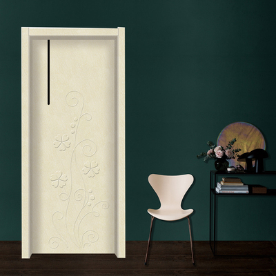 江山木门厂家直销免漆工程门室内套装门pvc贴膜模压门出租屋房门