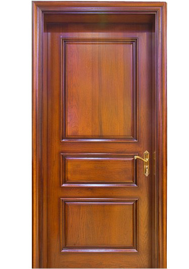 红胡桃木原木门简约美式中式实木门房门室内门套装门可测量安装