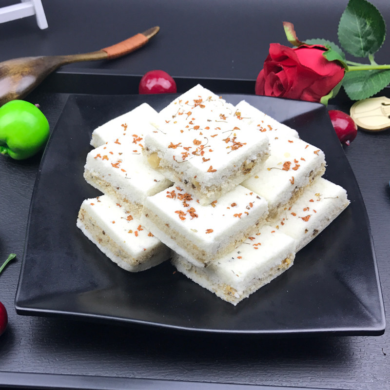 温州特产桂花糕糯米糕手工传统夹心糕点散装网红零食小吃现做包邮