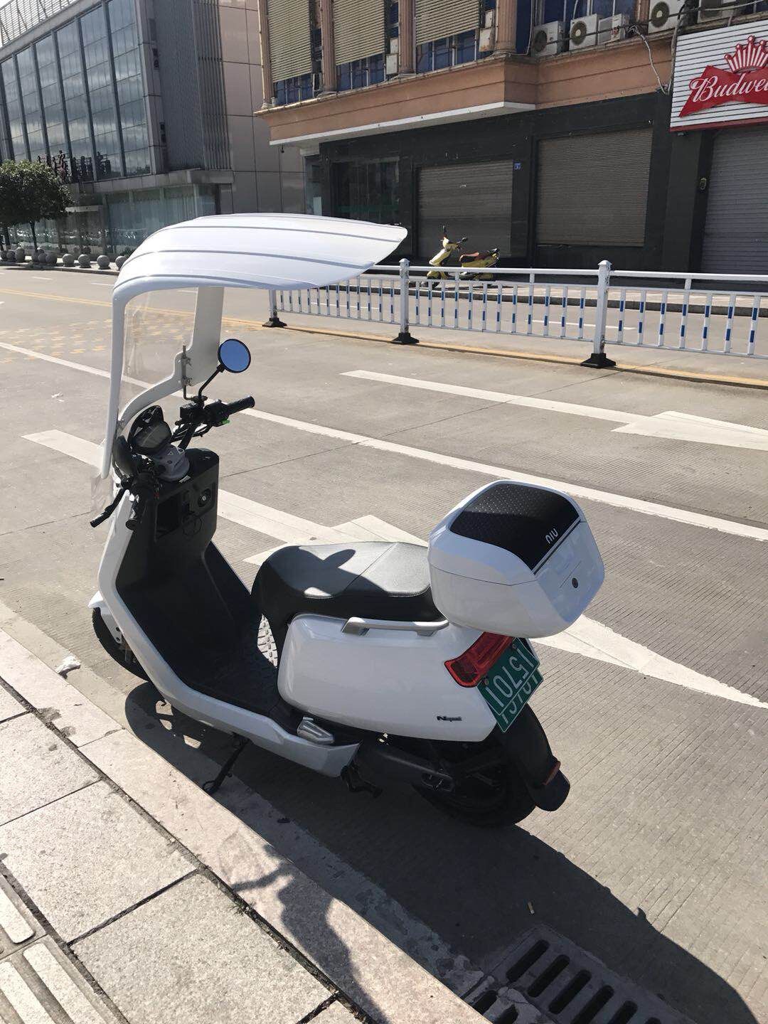 电动摩托车遮雨蓬棚