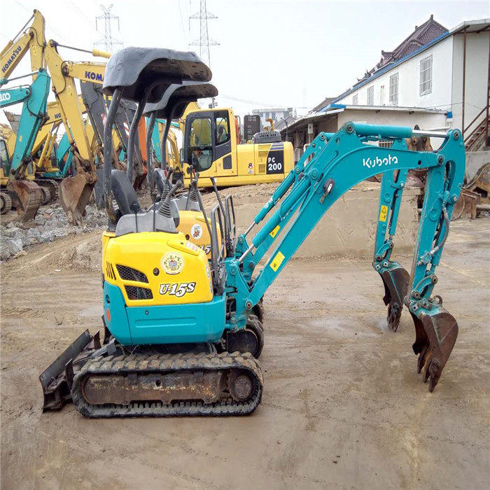 二手久保田u15进口小型挖掘机转让 2手家用农用果园农田挖沟植树