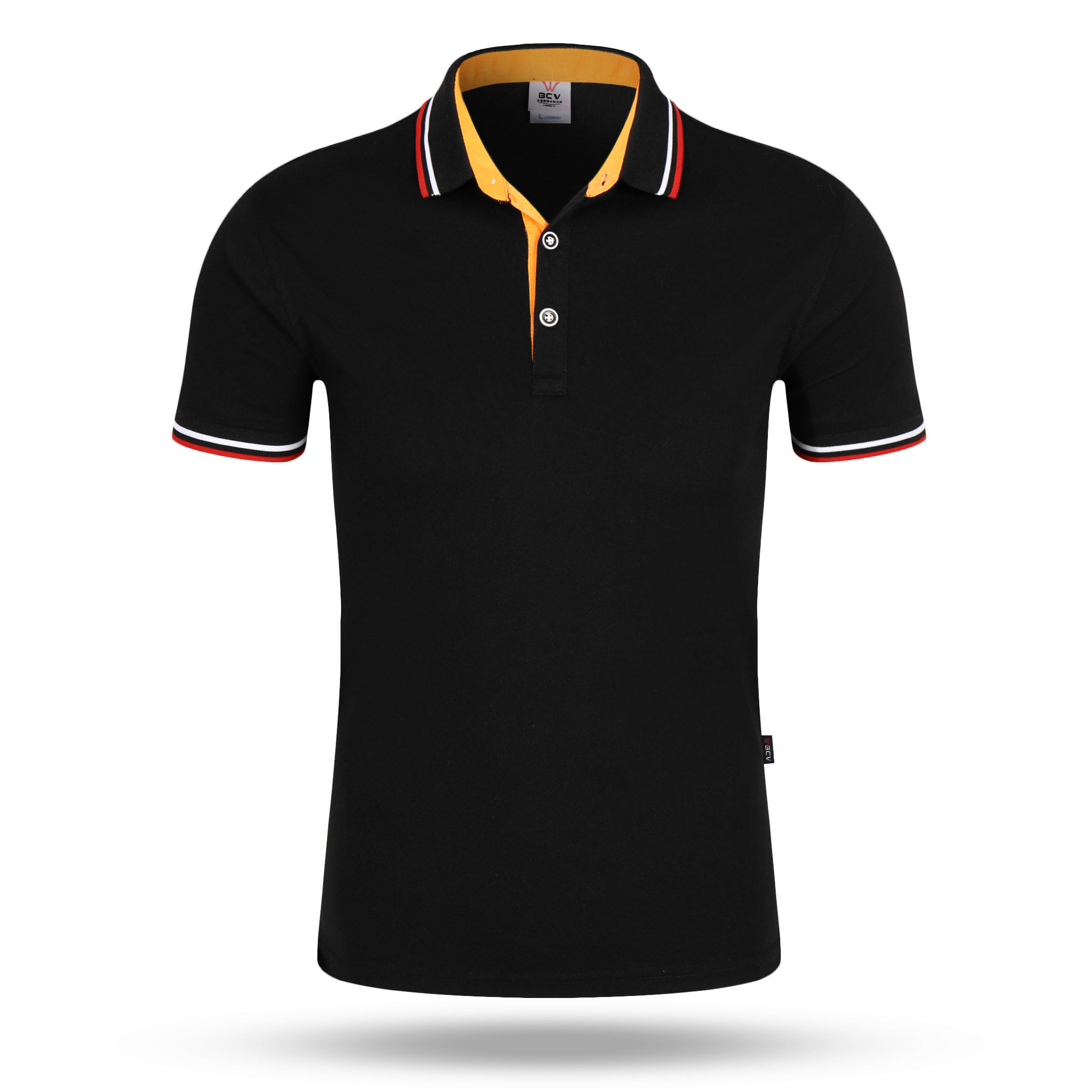 定制酒店工作服短袖翻领t恤火锅店餐饮服务员工上衣polo衫印logo