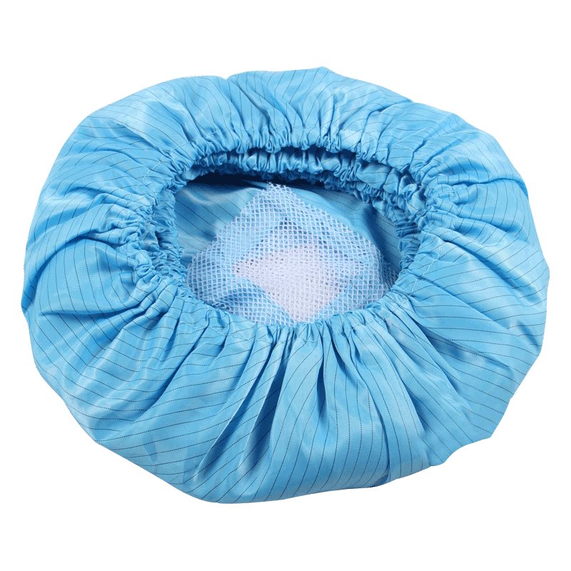 防静电帽子 防尘帽女车间工作帽网帽无尘帽 劳保帽厨师帽 头套