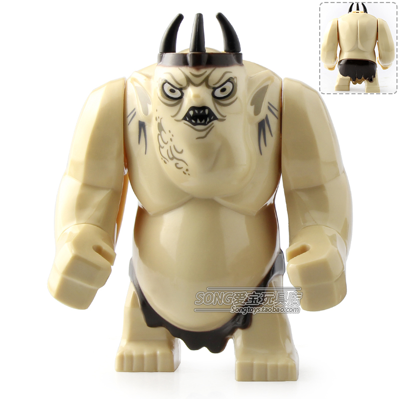 魔戒指环王戒指_mg1016中古霍比特人指环王魔戒哥布林 妖精王拼装积木