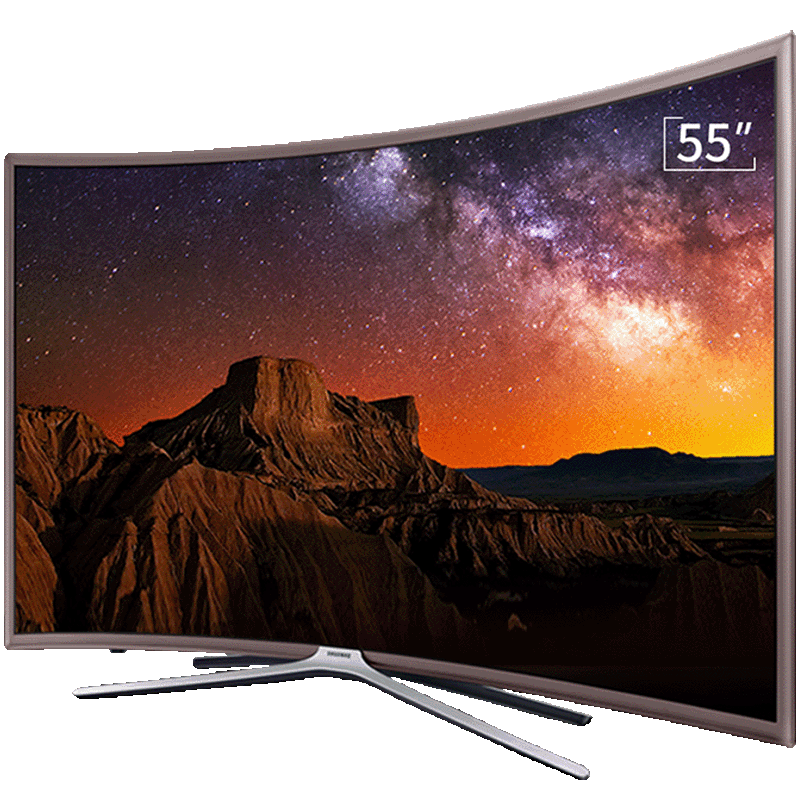 samsung/三星 ua55k6800ajxxz 55英寸高清智能曲面曲屏液晶电视机