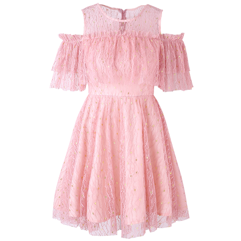 甜美显瘦连衣裙,减龄粉色超仙气 - 天猫精选