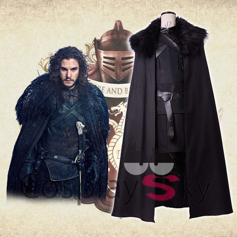 权力的游戏cos 冰与火之歌守夜人jon snow 琼恩·雪诺cosplay服装
