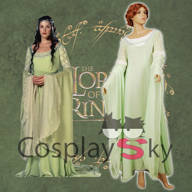 一折指环王cos_指环王cos 魔戒cos 亚玟 领主小姐 阿尔温 全套cosplay