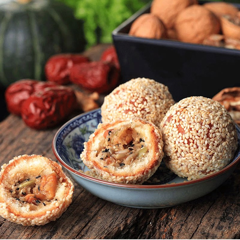 山东高密特产糕点点心甜点大蜜枣试吃装【散装绿紫橙红黄各一枚】