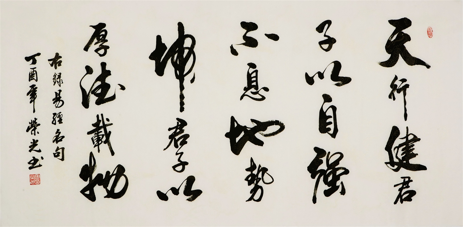 天行健字画名人真迹手写励志书画客厅办公室装裱带框挂画书法作品
