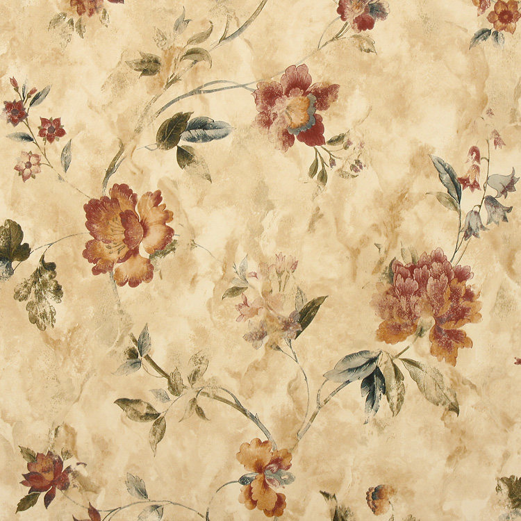 美国进口壁纸 美式乡村欧式田园 卧室客厅背景墙纸dh1