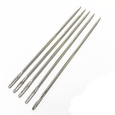 优质大针钢针大号家用手缝针加长缝被子针10cm 皮革针手工针 包邮