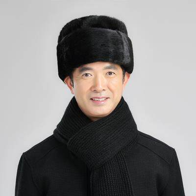 男士帽子 冬帽_保暖简约冬帽时尚爷爷老人家暖帽新疆男士帽子老年人