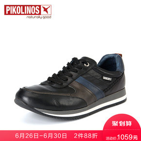 休闲鞋系带圆头男鞋