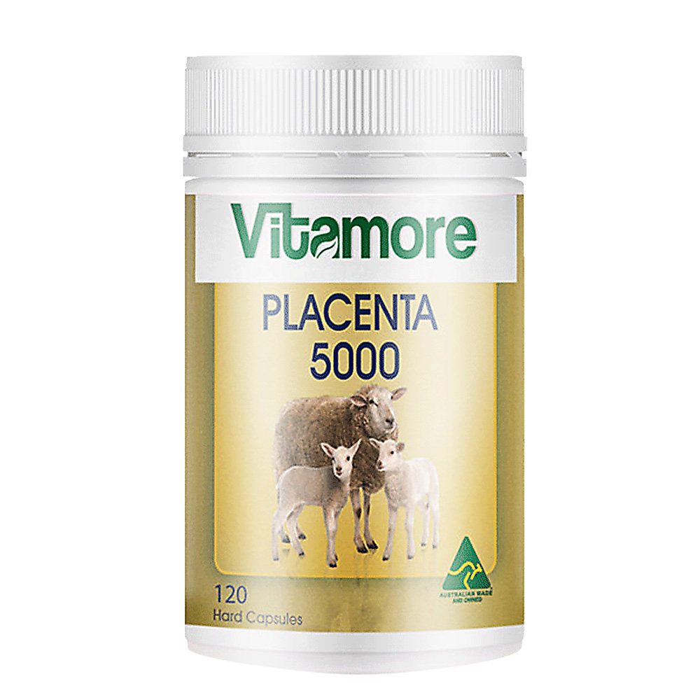 【直营】澳洲进口vitamore羊胎素精华胶囊120粒 美白淡斑祛皱助眠