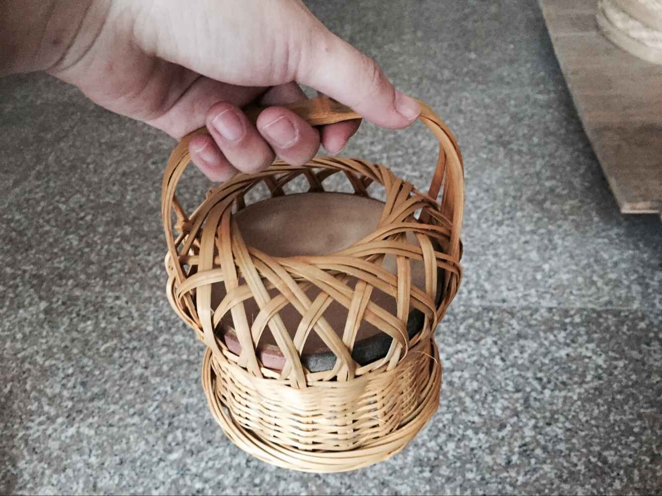 火笼竹编 火笼子 竹笼 取暖火炉 怀炉 广西特色纯手工