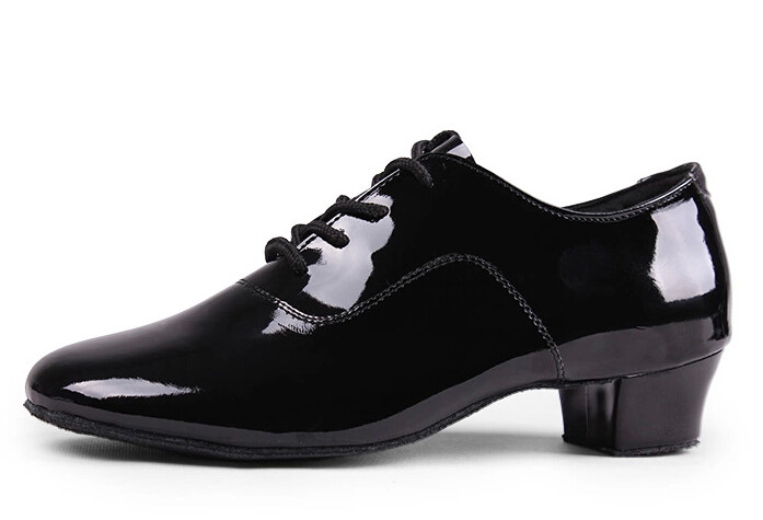 真皮男拉丁舞鞋男童少儿牛皮软底广场舞鞋男式成人国标舞蹈鞋