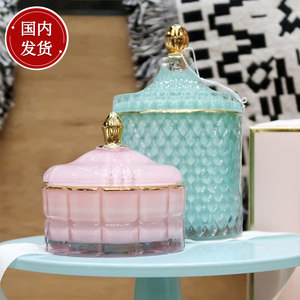腻腻ninicasa Grand Art Deco CandleinBlue联名系列香氛蜡烛大号