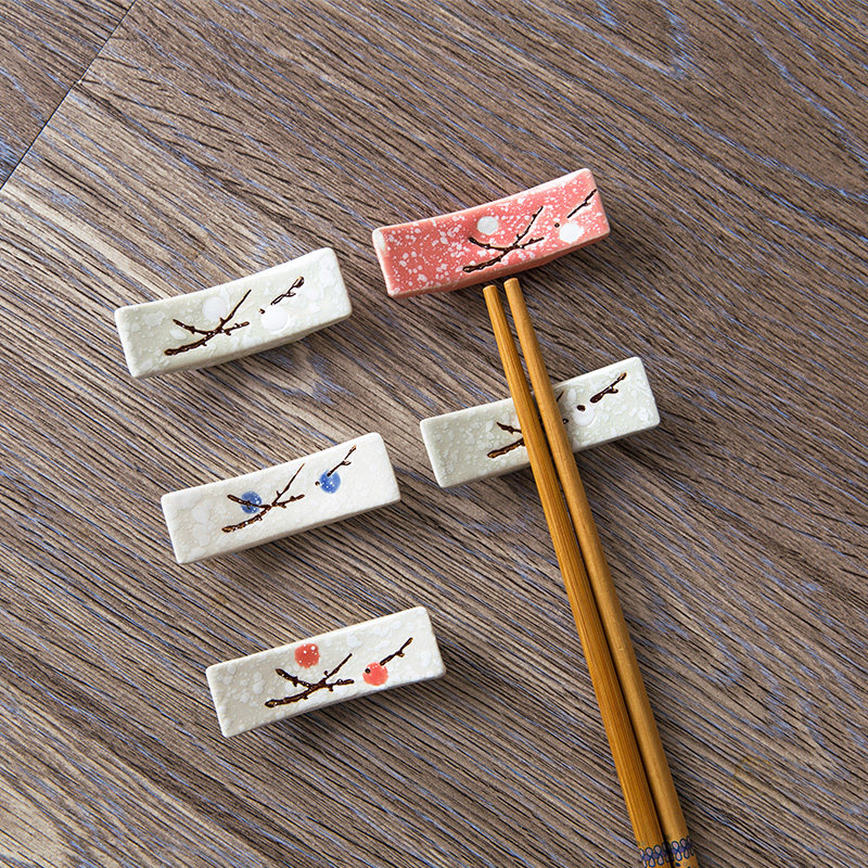 特价筷子架托_日式梅花筷托筷枕陶瓷筷子托筷架创意厨房用品家用餐具