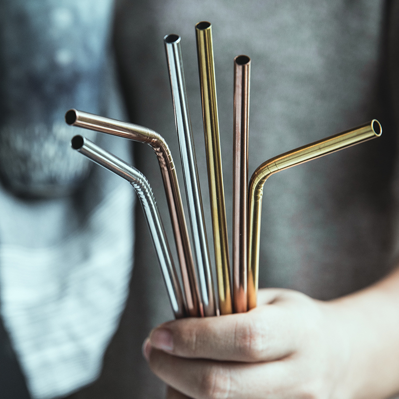 热销不锈钢吸管_绘市集 创意金属吸管不锈钢304吸管 奶茶冷饮管弯头