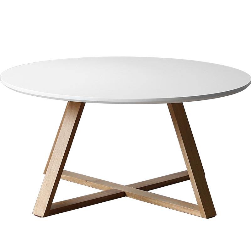 圆形简易小茶几 —||| 去购买 桌面斜边设计,避免磕碰,mdf面板