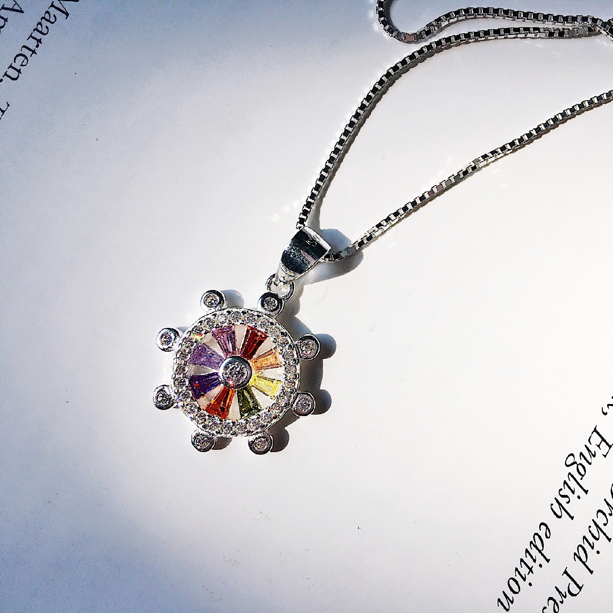 招财提运人缘 纯银 八方转运轮 阿赞白矿 泰国佛牌正品 素坤塔查