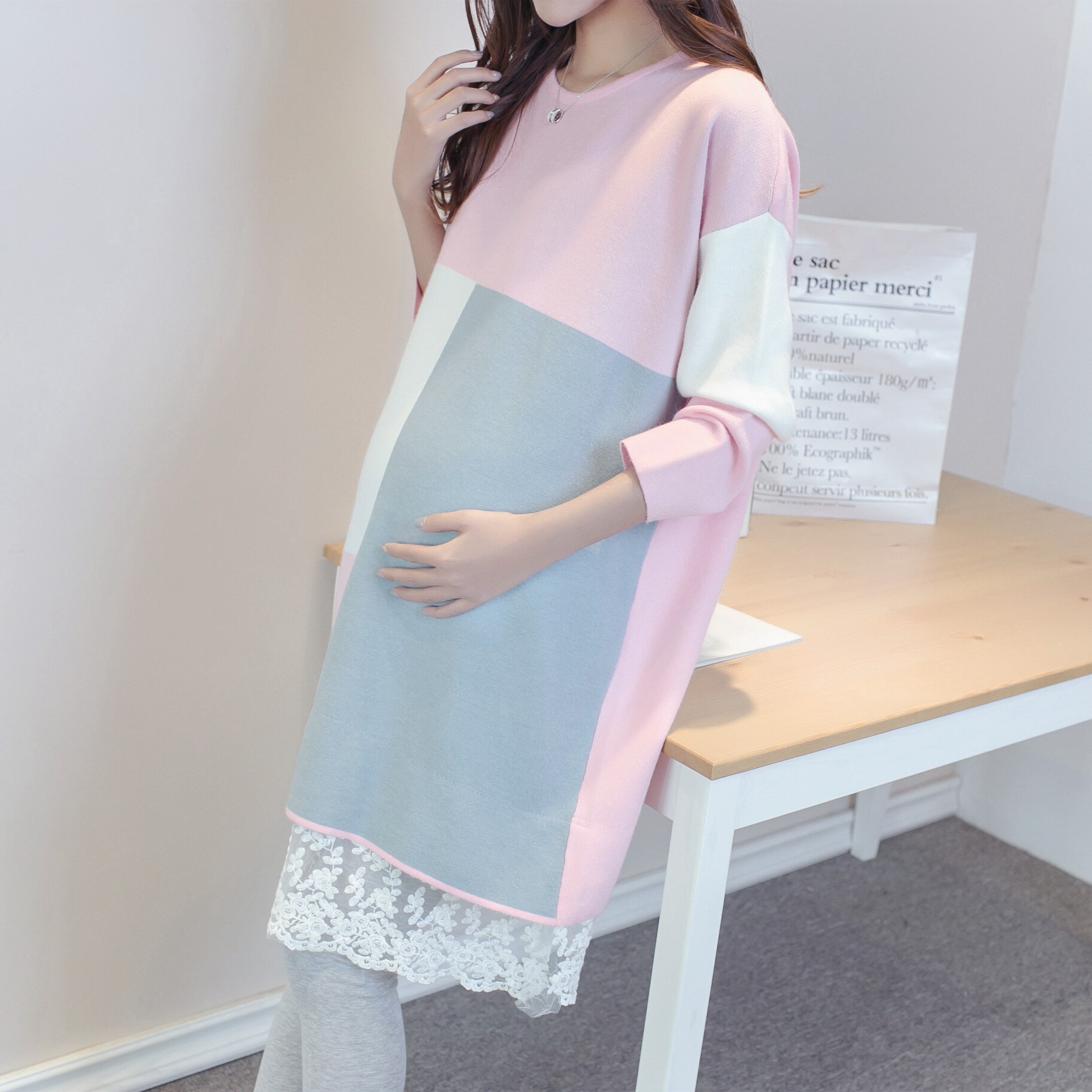 时髦秋季孕妇裙,让孕妈绽放不一般的魅力