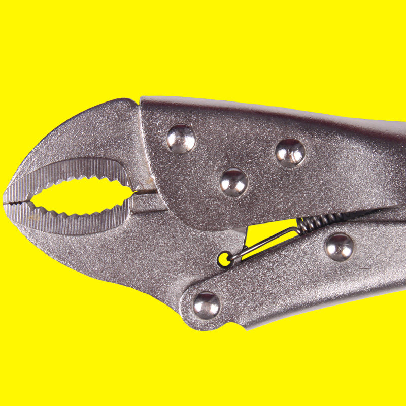 大力钳10寸圆口大力钳钳子五金工具固定夹持钳快速夹