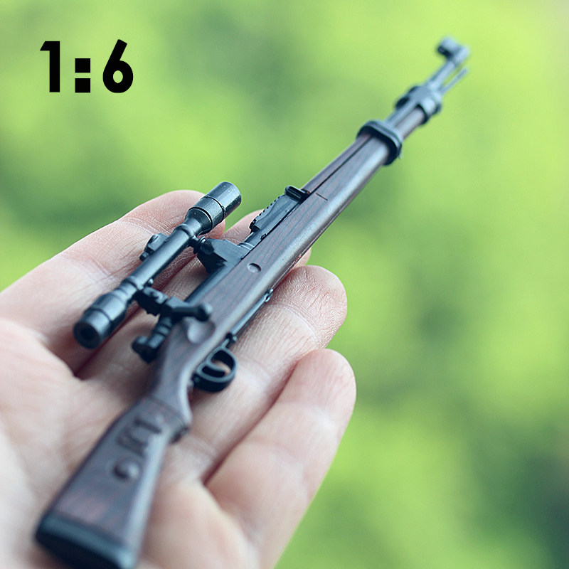 特价二战兵人_1:6兵人枪模型二战德国kar98k毛瑟步枪军事沙盘塑料成品