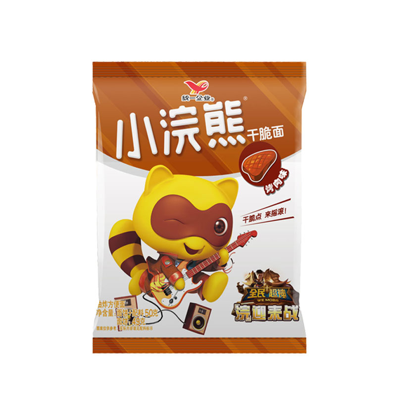 统一小浣熊干脆面烤肉味46g*30袋/箱