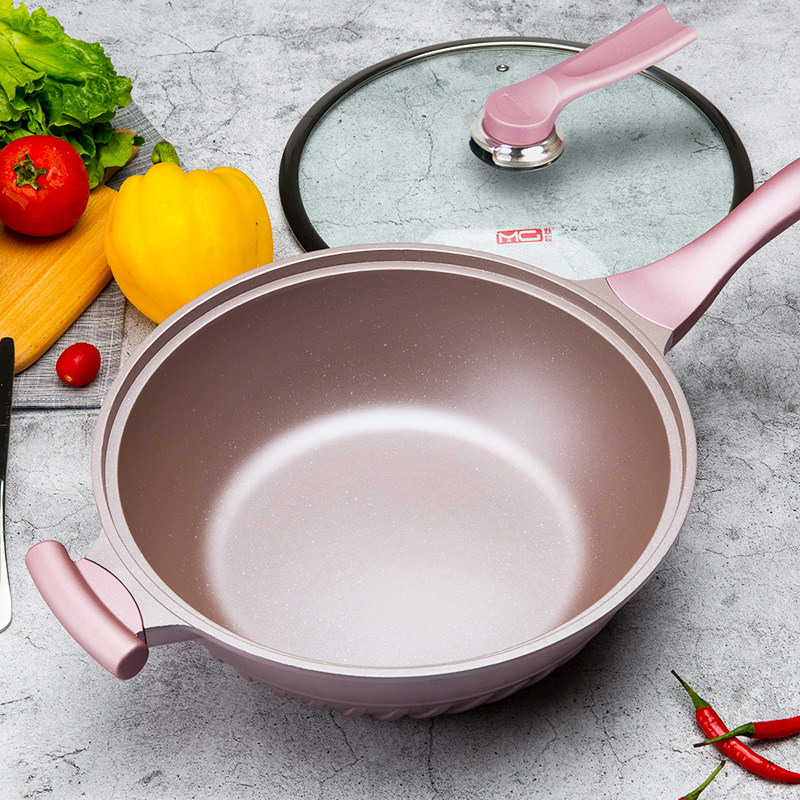 陶瓷平底锅不粘锅大额优惠券