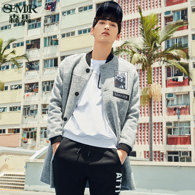 中老年男士商务呢大衣 加绒加厚长款毛领保暖