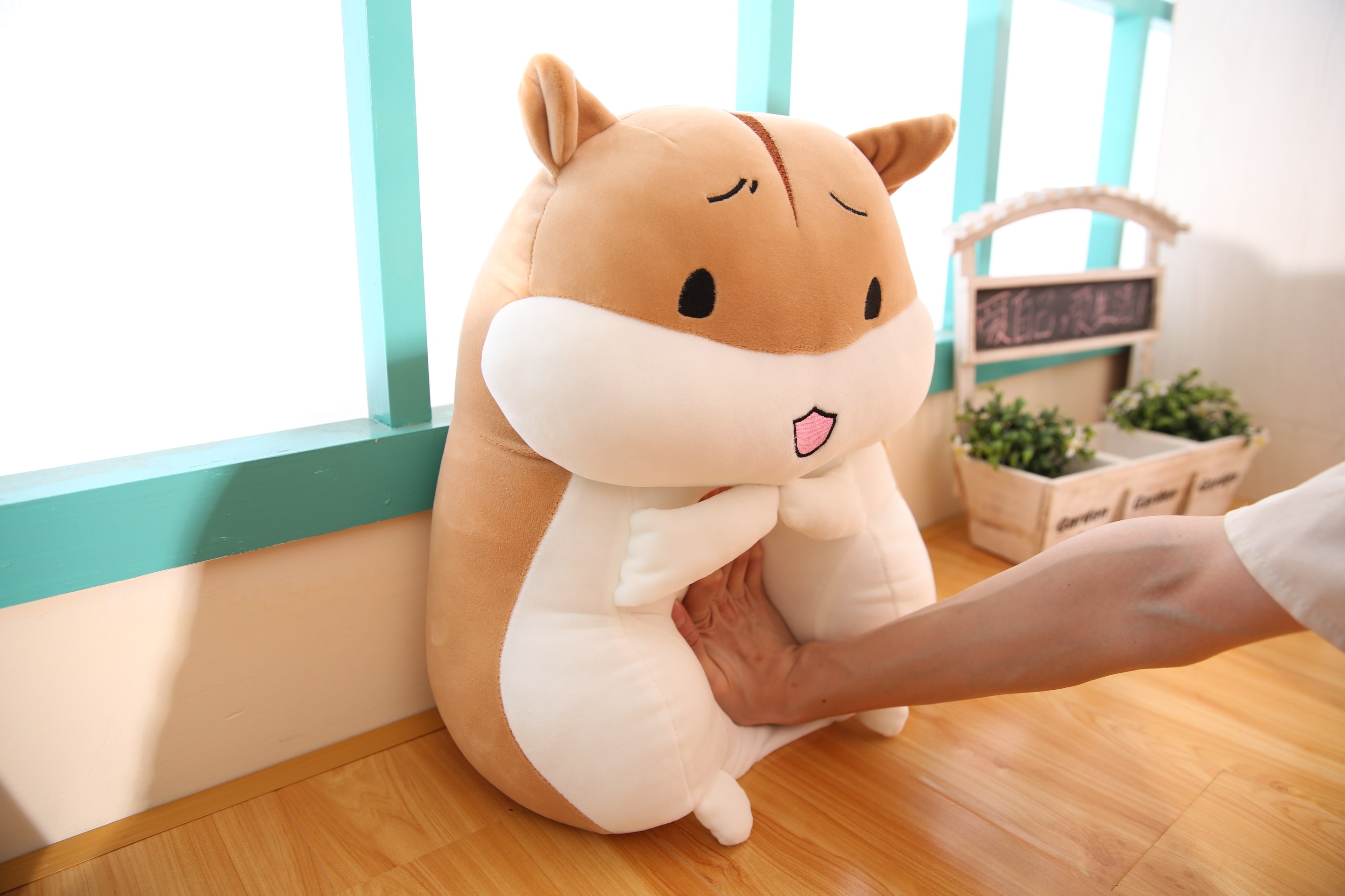 公仔毛绒玩具可爱大号_仓鼠公仔布娃娃毛绒玩具可爱抱枕女孩生日礼物