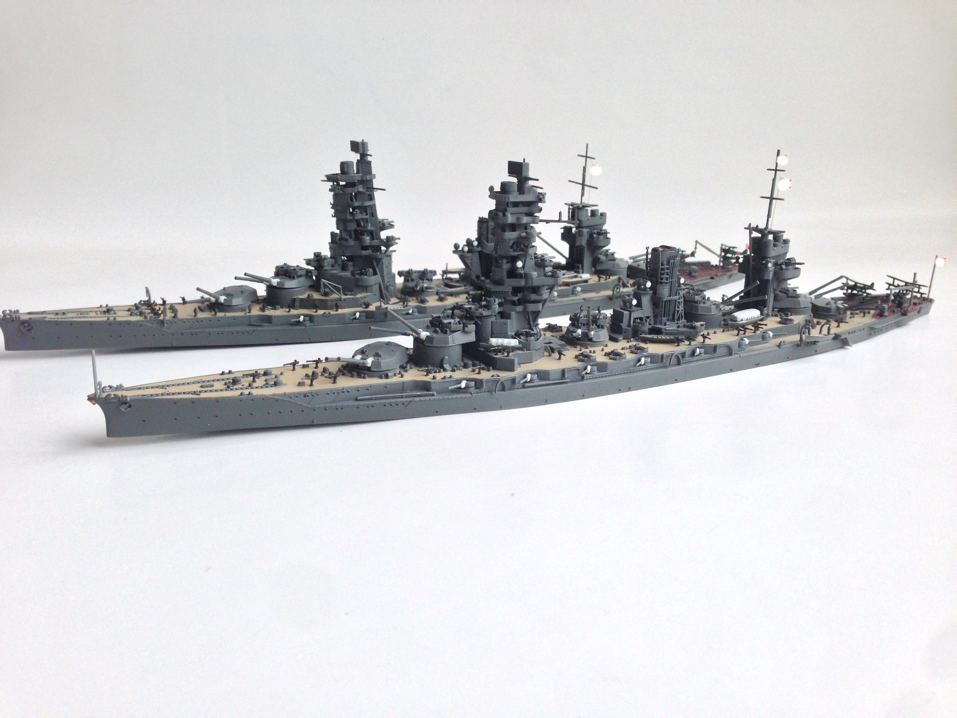 一折战舰世界_1/700旧日本扶桑/山城号战列舰 大海战模型代工定做