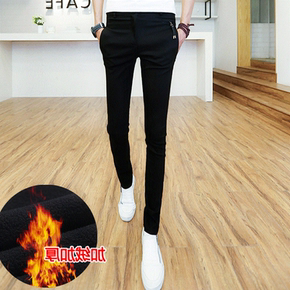 2018春季休闲裤子男式韩版修身裤青年发型师