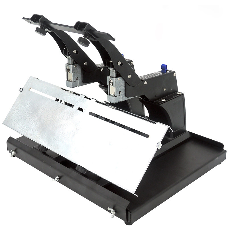 雷盛sh-03g双联双头骑马钉手动订书机商务办公桌面平订骑马订书机