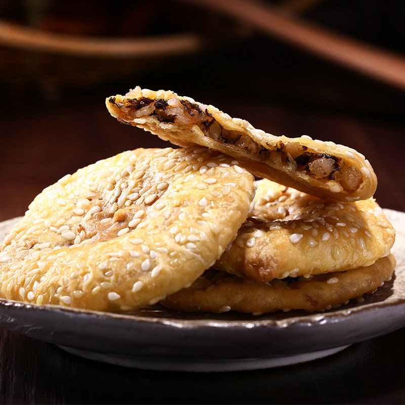 德辉_德辉薄酥饼梅干菜肉金华好吃的零食小吃浙江特产休闲食品黄山