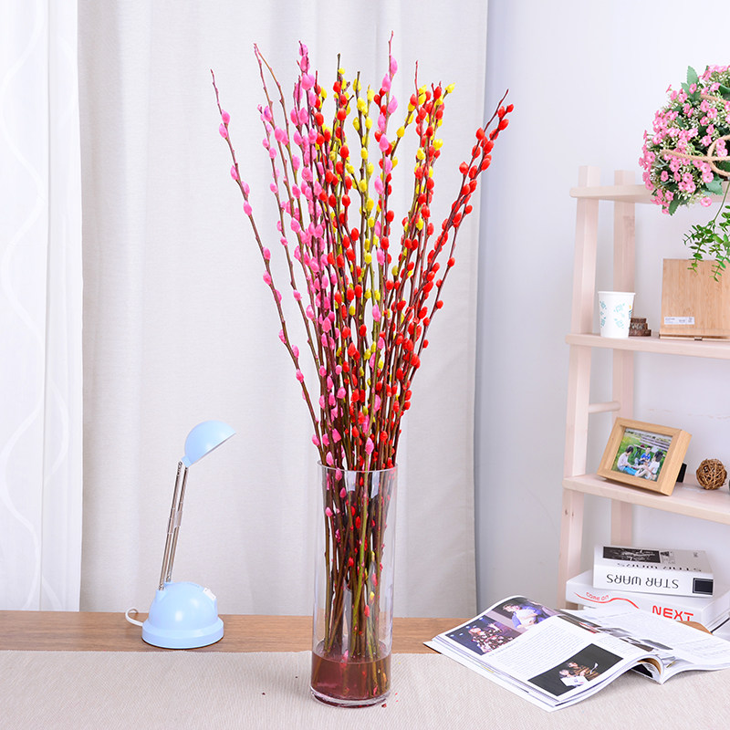 银柳年宵花鲜枝带花苞春节过年送礼水培真花冬季花花卉盆栽绿植