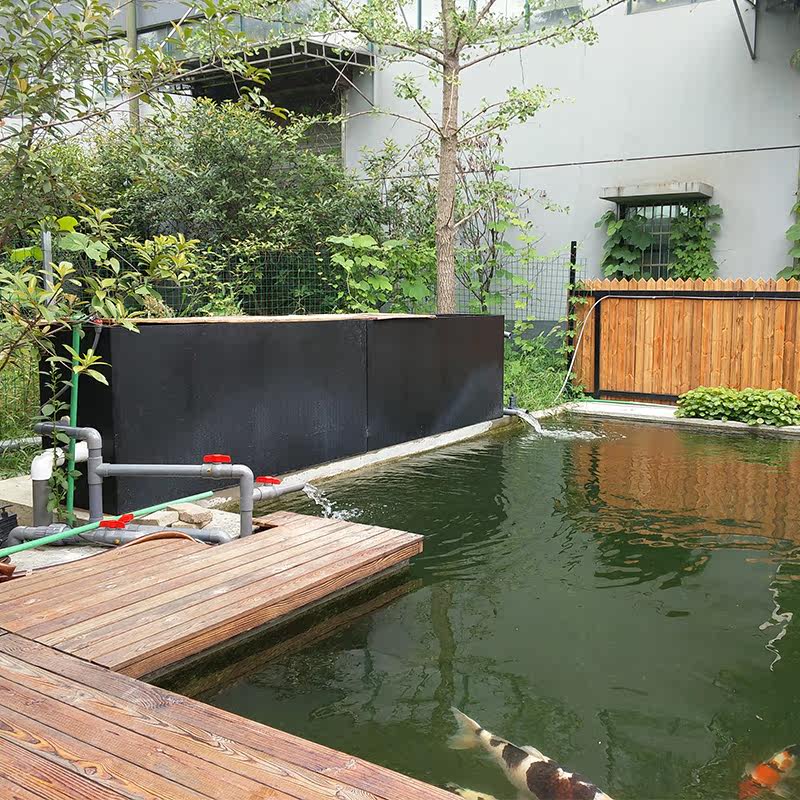 地埋式活水集成鱼池过滤器景观鱼池过滤系统生态过滤系统鱼缸水族
