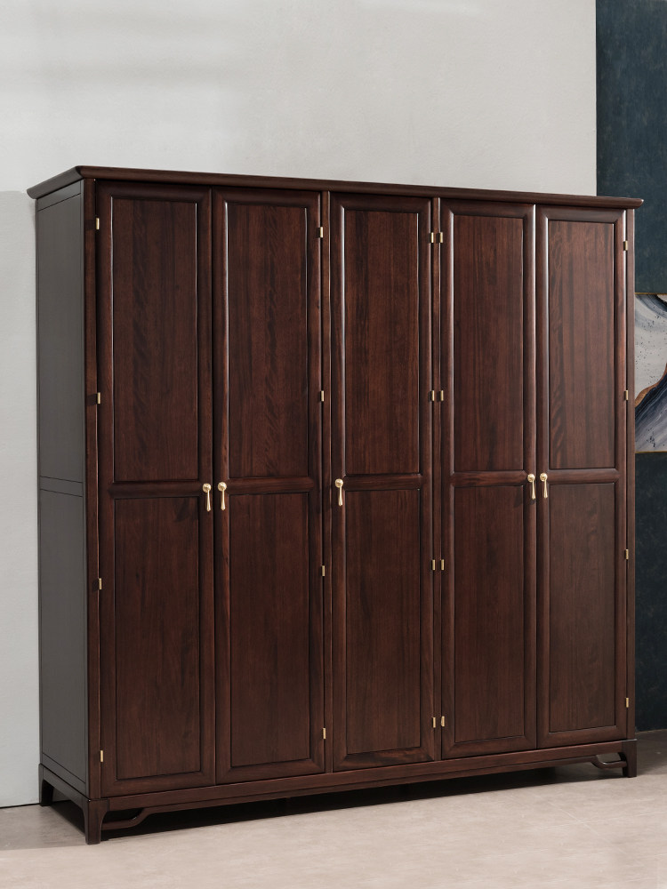 乌金木衣柜 新中式