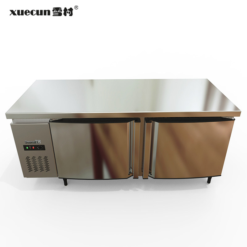 8米工作台单温奶茶店操作台卧式冷冻柜冰柜冰箱