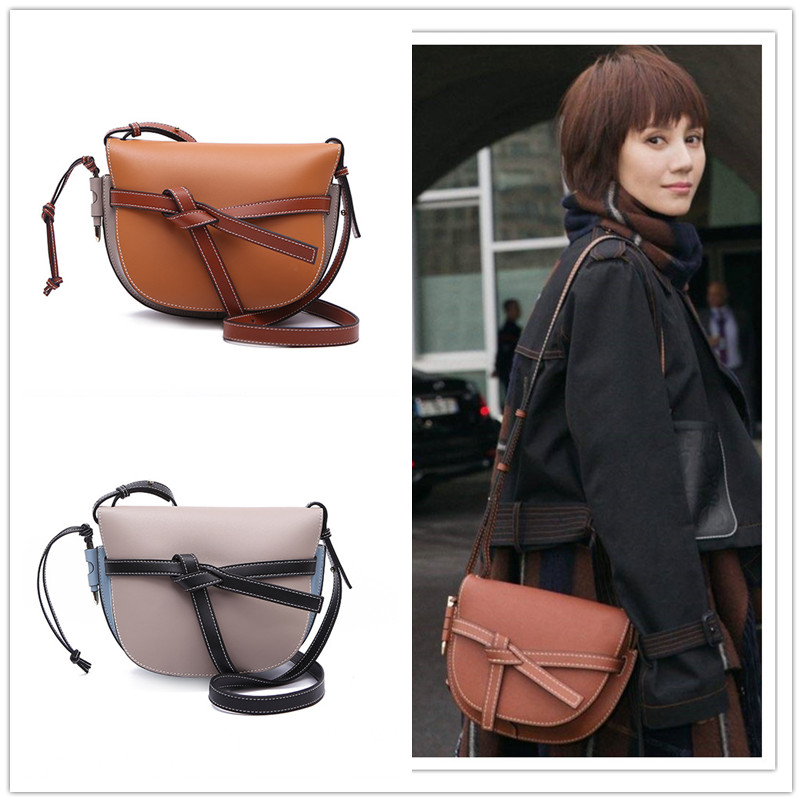 一折明星同款斜挎包女_冬季包包女2018新款韩版百搭明星刘雯同款蝴蝶