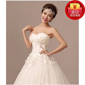 鱼尾 婚纱 拖尾